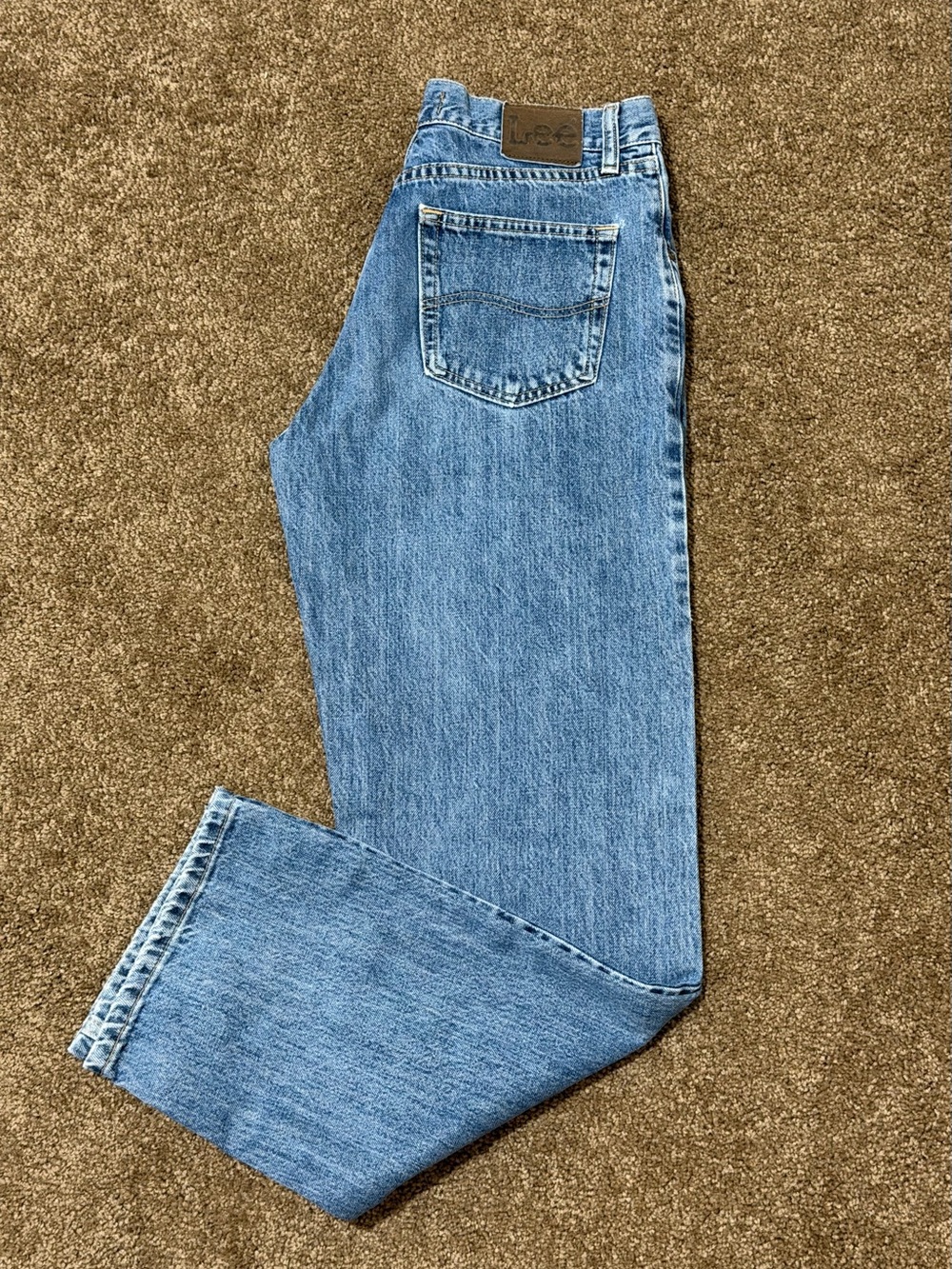 Lee Men's Straight-Leg Light Blue Jeans